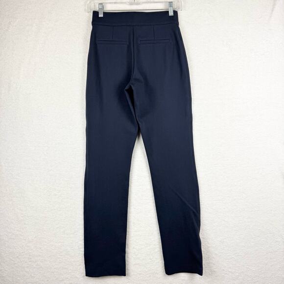 Spanx SPANXsupersmooth Perfect Fit Ponte Slim Straight Pull On Pant Navy Size XS - Picture 11 of 15
